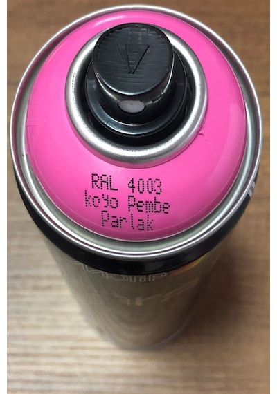 Motip Carat Ral4003 Koyu Pembe Parlak Sprey Boya 400 ML