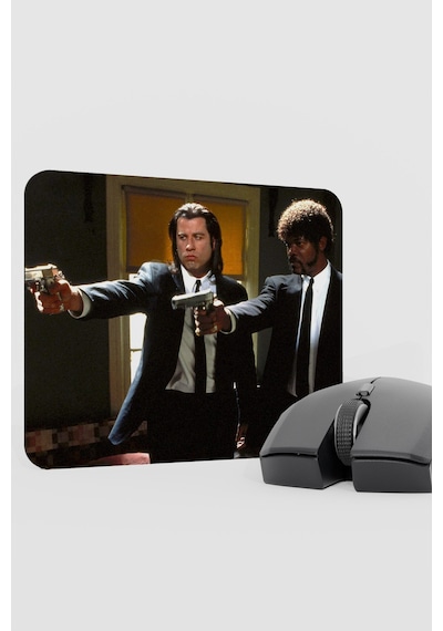 Pulp Fiction Ucuz Roman Tarantino V2 22x18 Gaming Kauçuk Kaymaz Taban Mouse Pad Fare Altlığı
