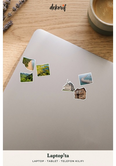 Samsun Sticker Seti 100 Adet - Bandırma Vapuru Bafra Pidesi Şahinkaya Kanyonu Gerçekçi Çıkartma Çok Renkli