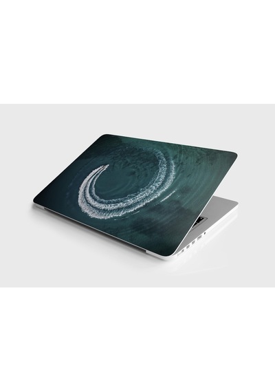 Laptop Sticker Notebook Pc Kaplama Etiketi Dalga