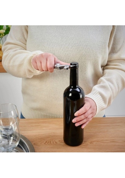 Ikea Segelfısk Sommelier Tirbuşon Ve Şişe Açacağı 12 Cm Krom