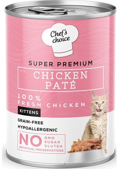 Chef's Choice Kitten Tavuklu Ezme Yavru Kedi Konservesi 400 Gr