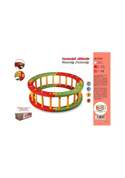 Plastik Yuvarlak Oyun Alanı King Kids Rg 6010