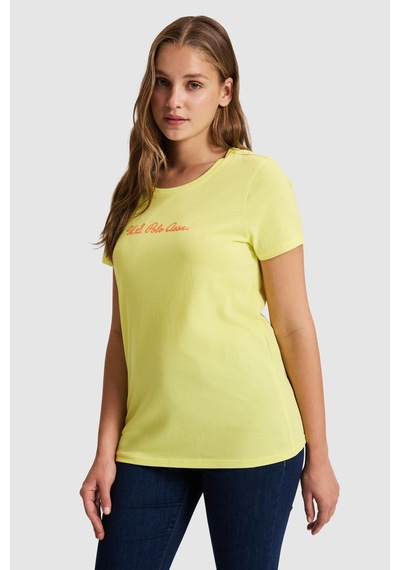 U.s. Polo Assn. Kadın Fıstık Tişört Basic 50323450-vr087