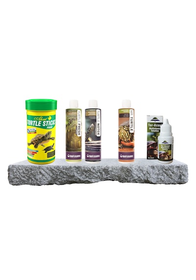Purecanpati Kaplumbağa Bakım Ve Stick Yem Seti Vitamin, Kabuk Koruyucu Ve Su Düzenleyici