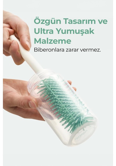 Momcozy Biberon Fırça Seti 7 Si 1 Arada Bebek Biberonu Fırça Seti Ve Kurutma Standı