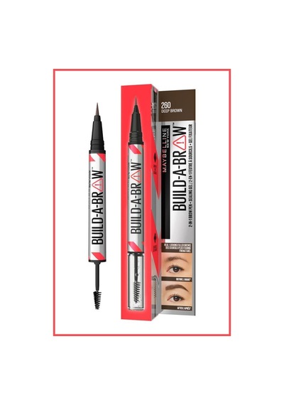 Maybelline New York Build A Brow 2in1 Kaş Kalemi Ve Jeli Deep Brown