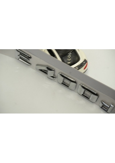 E400d Bagaj Krom Metal 3M 3D Yazı Logo