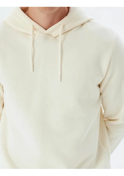Koton Erkek Sweatshirt Ekru 5wam70001mk 25ky59000107 Y5915 Ekru