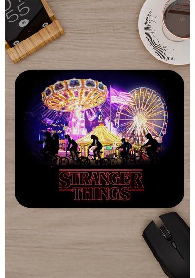Stranger Things V5 22x18 Gaming Kauçuk Kaymaz Taban Mouse Pad Fare Altlığı