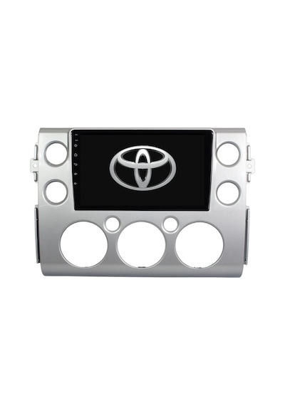 Toyota Fj Cruiser Araç Multimedya Android Ekran Carplay Double Teyp 4+64 9" 07-08 Silver Cadence
