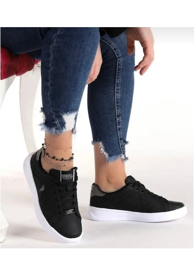 U.s. Polo Assn. Exxy 5fx 101946744 Kadın Sneaker Ayakkabı Siyah 36-40 Siyah