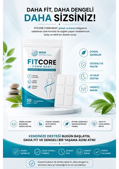 Fitcore Form Bant 30 Adet Premium Göbek Ve Basen Bandı - 878218060