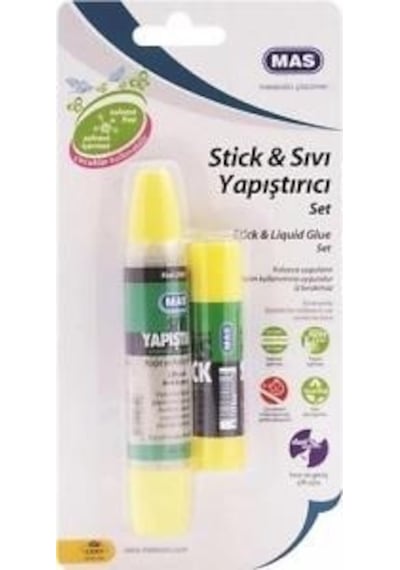 Mas Kartelada Stick+Sıvı Yapıştırıcı Seti 2071