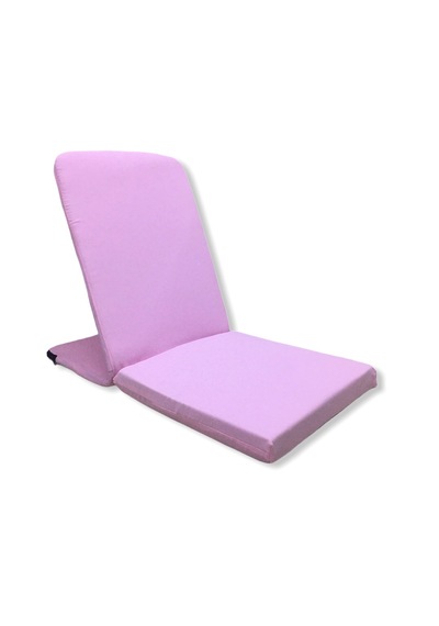 Meditasyon Sandalyesi - Sırt Destekli Yer Minderi - Backjack - Yoga Sandalyesi - Yoga Minderi Pembe