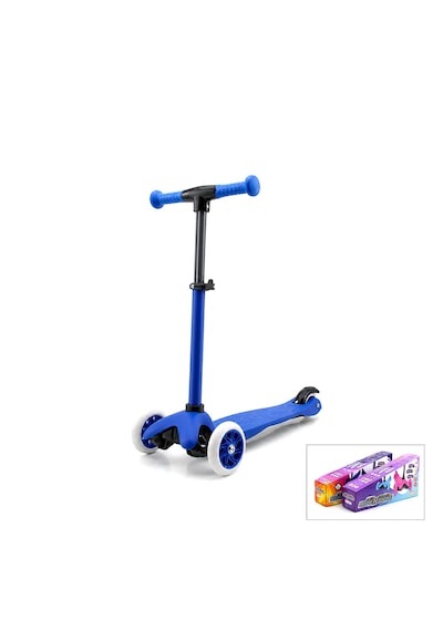 Işıksız Vıntage Scooter 55x57-64-71cm Retro Renkli +2 Yaş - 40kg Max Taşıma Herhangi Bir Renk Gönderilir 5286