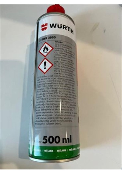 Würth 500ml Multi Çok Amaçlı Sprey Yağlama Ve Sızma Özellikli