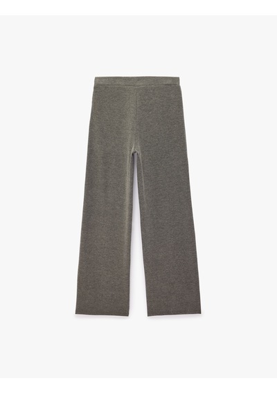 Koton Rahat Kalıp Beli Lastikli Nervürlü Uzun Geniş Paça Pantolon Gri Melanj 7wal40041ık Koton Rahat Kalıp Beli Lastikli Nervürlü Uzun Geniş Paça Pantolon Gri Melanj 7wal40041ık