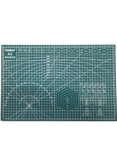 A3 Kesme Matı, Çift Taraflı Kesim Altlığı Tablası, 42x30cm