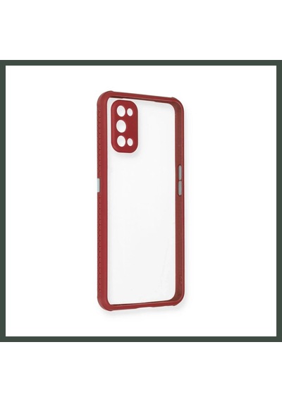 Bezos Realme 7 Pro Kılıf Miami Şeffaf Silikon - Fuşya Nhr