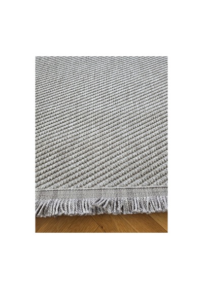Badelya Home Lara 04 Gri Sisal İskandinav Extra Yumuşak Özel Kesim Kolay Temizlenen Salon Koridor Halısı 04-gri