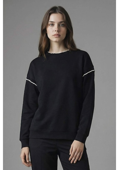 Defacto Regular Fıt Bisiklet Yaka Sweatshirt Tunik G9241ax26spbk81 Siyah-bk81
