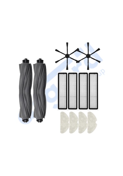 Dreame D10s, D10s Pro, D9 Max Gen 2 Uyumlu 2 Ana Fırça 2 Yan Fırça 4 Filtre 4 Mop Pkt-iasgf0000955