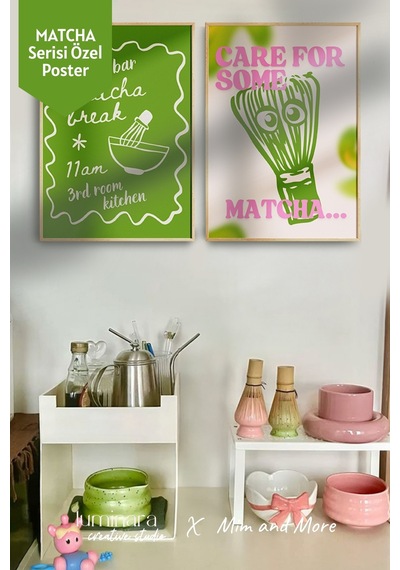 Mim And More X Luminara Studio Care For Some Matcha Poster