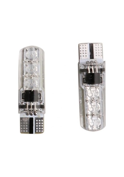 Araç Çakar Lamba Rgb 16 Ledli Ampul Kumandalı Çakarlı Park Ampülü