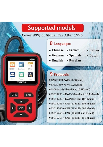 V500 Obd2 Arıza Tespit Cihazı