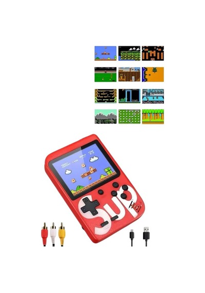 Nostalji Oyunlu Mini Atari Gamebox 400 Oyunlu El Atarisi Diğer