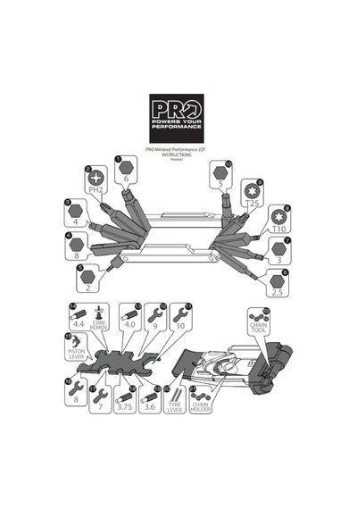 Pro Mini Tool 22f Perform Alloy Alyen Seti Prtl0133 Mavi