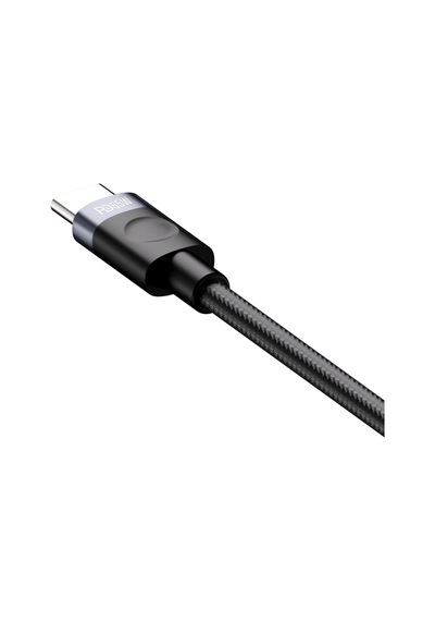 Recci Rs50cc Type-c To Type-c Pd Örgü Tasarım Hızlı Şarj Özellikli Data Ve Şarj Kablosu 65w 1m Siyah