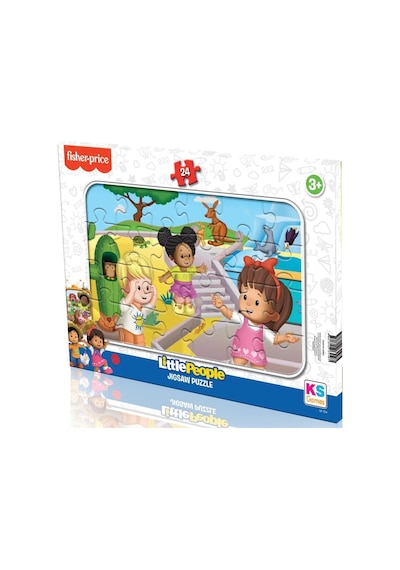 Ks Games 24 Parça Kız Çocuk Little People Frame Puzzle - Lp704 - 3 Yaş Üzeri