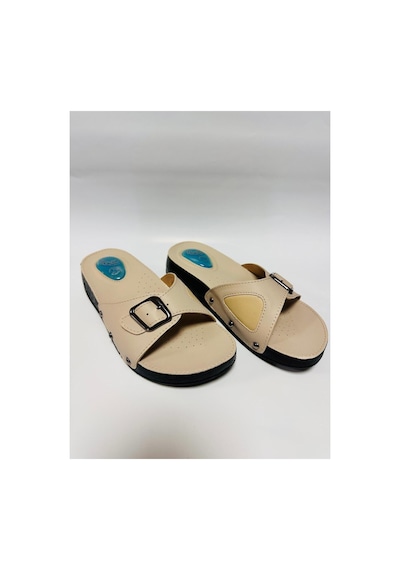 Style Comfort Terlik Anatomik Jel Topuk Destekli Kemik Çıkıntısı Bej