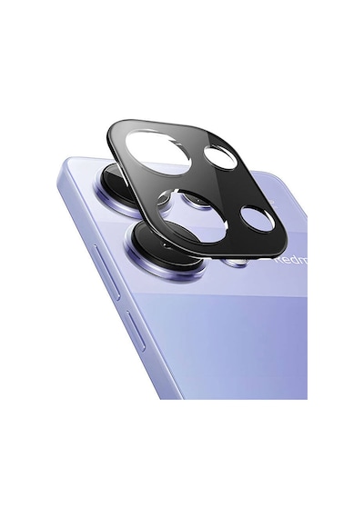Forzacase Xiaomi Redmi Note 13 Pro 4g İle Uyumlu Kamera Lens Koruma Halkası Siyah - Fc377 Siyah