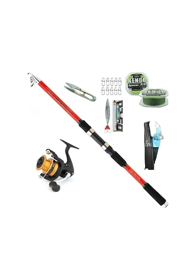 Daiwa Sweepfire 240cm 20-50gr Fx C3000 Tele Spin Olta Takımı Seti