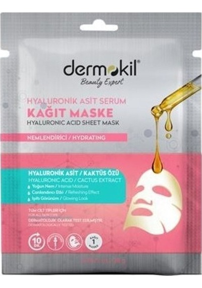 Dermokil Hyaluronik Asit Kağıt Maske
