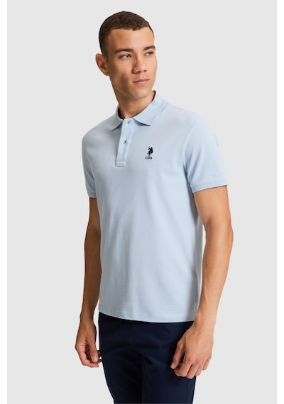 U.S. Polo Assn. U.s. Polo Assn. Erkek Açık Mavi Tişört Basic 50322303-vr003 Acık Mavı