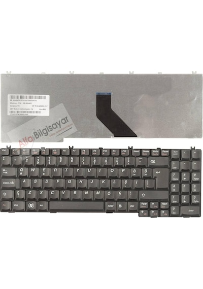 Alfabilgisayar Lenovo Uyumlu A3Sl, A3S-Us, A3S-Tr, A3S-Tur Klavye Q-Tr Tuş Takımı A+++