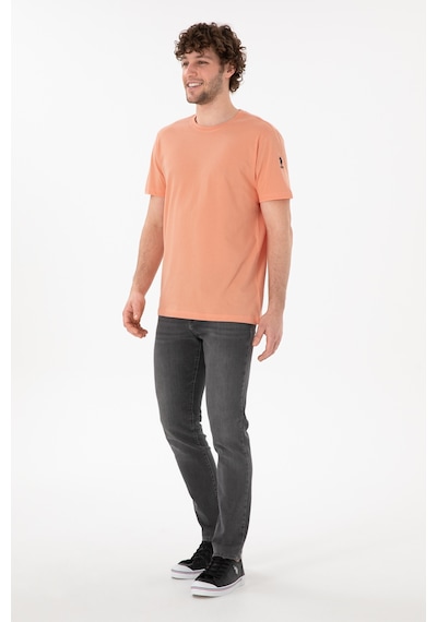 U.S. Polo Assn. Erkek Regular Fit Bisiklet Yaka Somon Basic Tişört 50305985-VR047