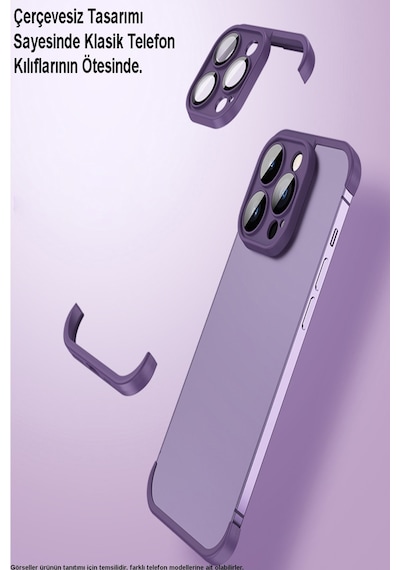 Apple Uyumlu iPhone 12 Pro Kılıf 2 Parçalı Alt Üst Kamera Lens Korumalı Sert Silikon Kapak