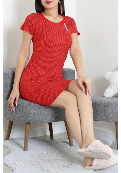 Modi Gecelik Elbise Red - 52358.2161. Kırmızı