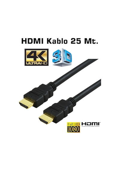 25 Metre Hdmi Kablo Hd Tv Kablosu 3D Hd Kablo
