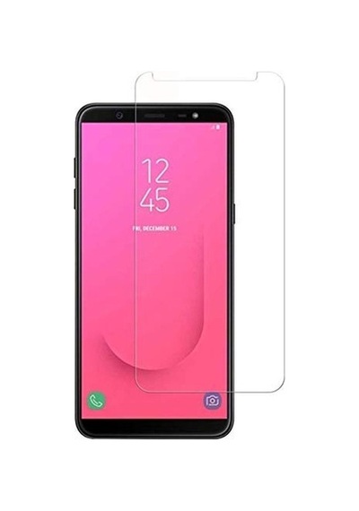 Samsung Galaxy J8 İle Uyumlu Ekran Koruyucu Şeffaf Temperli Kırılmaz Cam Ekran Koruyucu