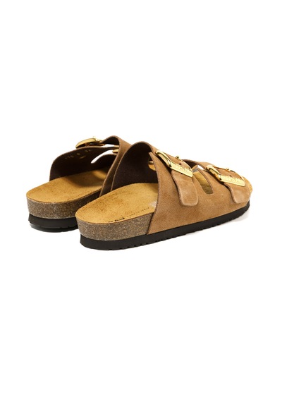 Terlik Kadın 17d8 Frau Velour-s Terra Brown Terra