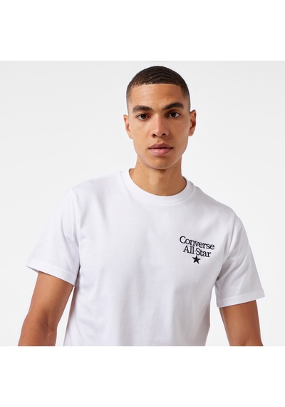 Converse All Star Erkek Beyaz T-shirt