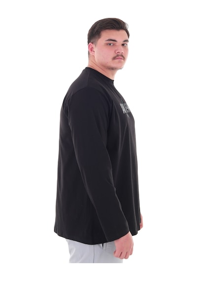 Erkek 115-155 Kilo Arası İçin Uygun Uzun Kol Bisiklet Yaka Mevsimlik Baskılı İnce Sweatshirt Siyah Erkek 115-155 Kilo Arası İçin Uygun Uzun Kol Bisiklet Yaka Mevsimlik Baskılı İnce Sweatshirt Siyah