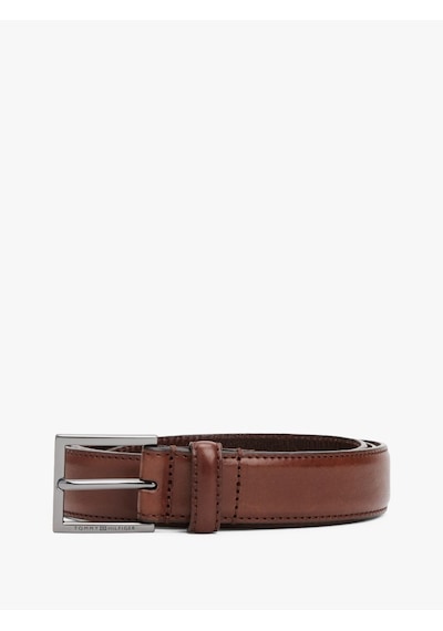 Tommy Hilfiger Hudson Leather 3.0 Erkek Kahverengi Kemer - Am0am13379 Kahverengi