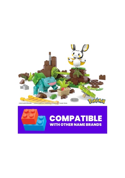 Mega Pokemon Emolga Ve Bulbasaur'un Ormanı Hth69